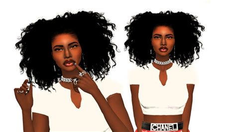 🌻ebonix🌻 Sims Hair Sims 4 Black Hair Sims