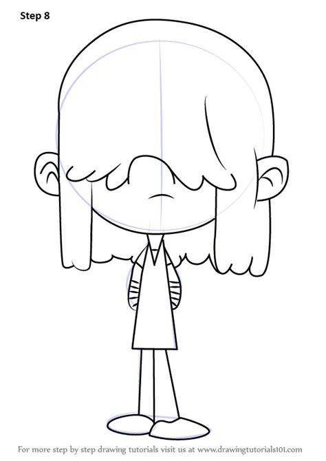 Learn How To Draw Lucy Loud From The Loud House The Loud House Cartoon Painting Easy