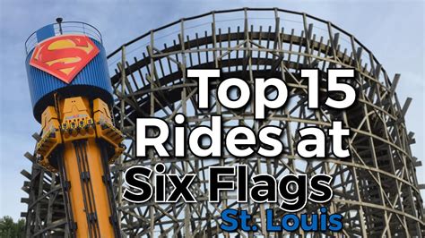 My Top 15 Rides At Six Flags St Louis Youtube