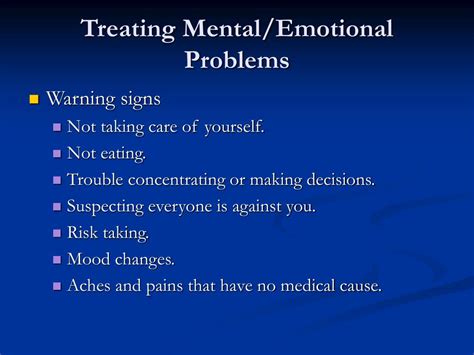 Ppt Mentalemotional Problems Powerpoint Presentation Free Download