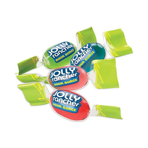 Jolly Rancher Sour Surge Hard Candy Assortment Assorted Flavors 13 Oz