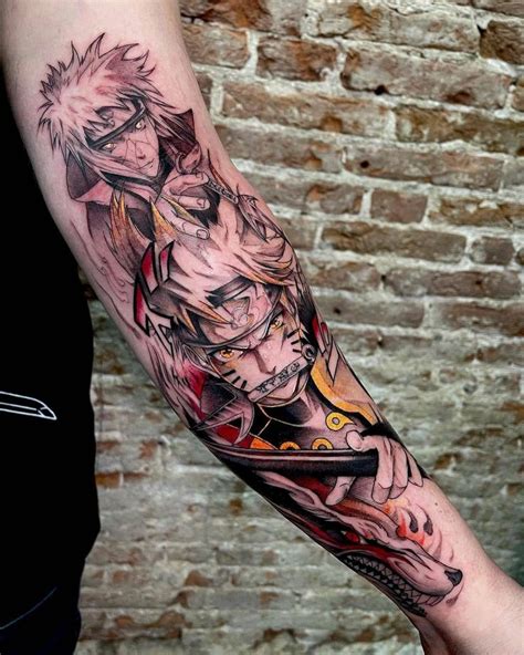 Anime Tattoo Page On Instagram Naruto Tattoos Done By Sadkaya To Submit Your Work Use The