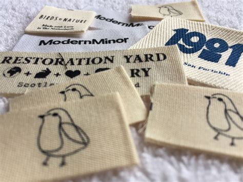 Lovely Designer Woven Fabric Clothing Labels See More Uk