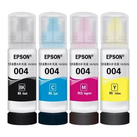 Epson 004 Original Ink L3106 L3115 3119 L1118 Printer Ink Printing