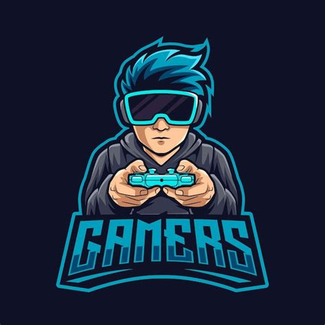 Premium Vector Gamer Player Logo Mascot Vector Illustration