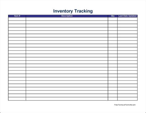 Define a bill of material in microsoft dynamics ax understand the concept of site specific boms and routes. Free Simple Inventory Tracking Sheet (Wide) from Formville