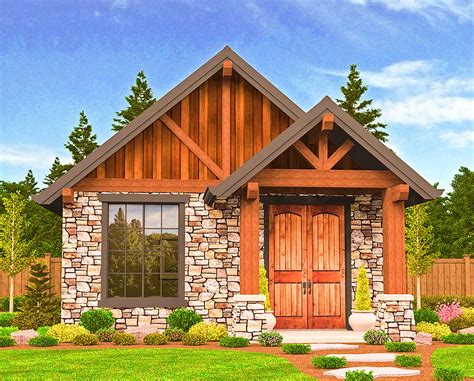 Rustic Guest Cottage Or Vacation Getaway 85106ms Architectural Designs House Plans