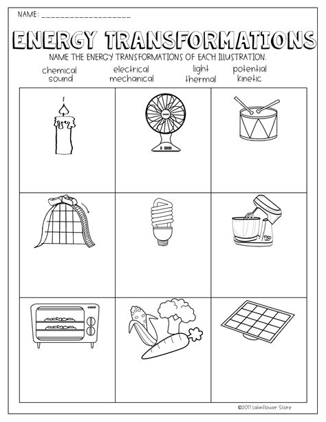 Free Printable Worksheets On Potential And Kinetic Energy Lexias Blog