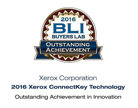 Xerox Honored With Bli Outstanding Achievement In Innovation Awards Xerox Newsroom