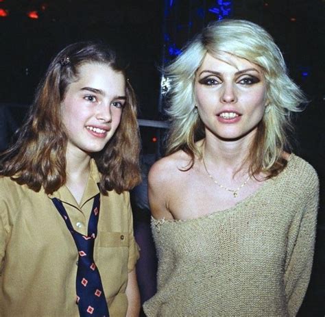 Brooke Shields And Debbie Harry 1978 Roldschoolcool