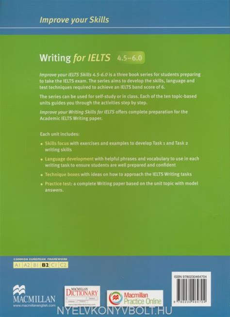 Improve Your Skills Writing For Ielts 45 60 Students Book Without