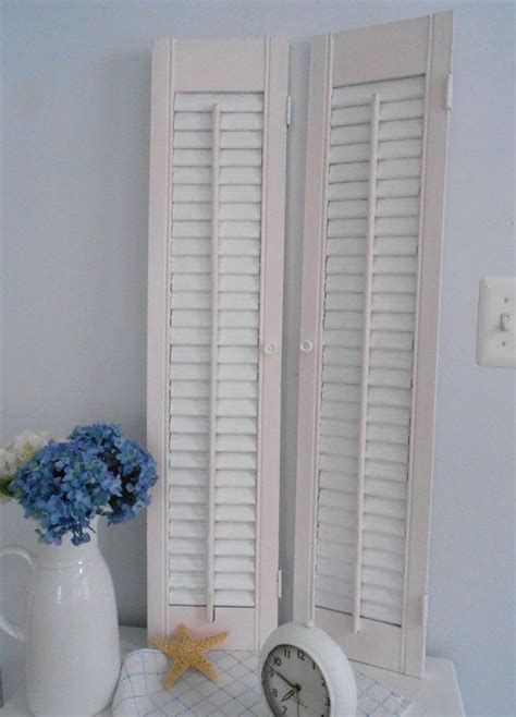 Sold Shutters Shabby Chic Window Pink Painted Furntrue By Backporchco