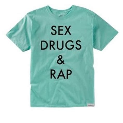Diamond Sex Drugs Rap T Shirt In Diamond Blue Natterjacks