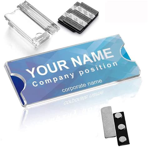Buy Magnetic Name Tags Kit Magnetic Badge Holders W 3 Strong