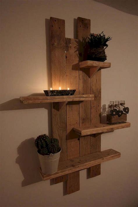 15 Unique Diy Rustic Wall Shelf Ideas For Awesome Home Decoration Diy