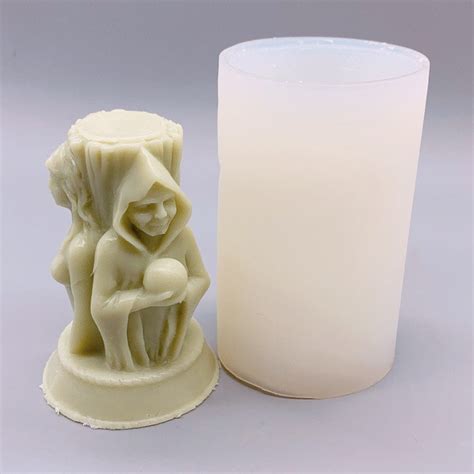 3d Goddess Body Candle Silicone Mold Pregnant Woman Old Witch Etsy