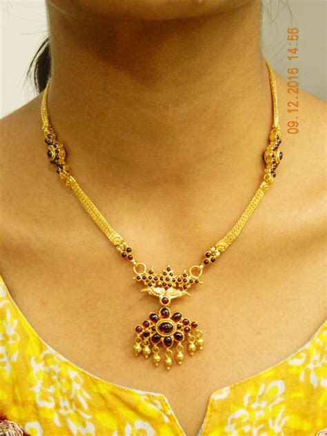 22kt Gold Reversible Traditional Necklace