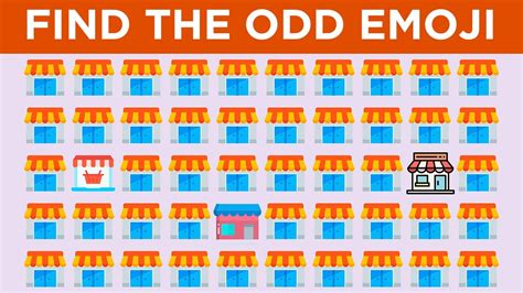 Find The Odd Emoji Out 47 Difficult Level By Kani Youtube