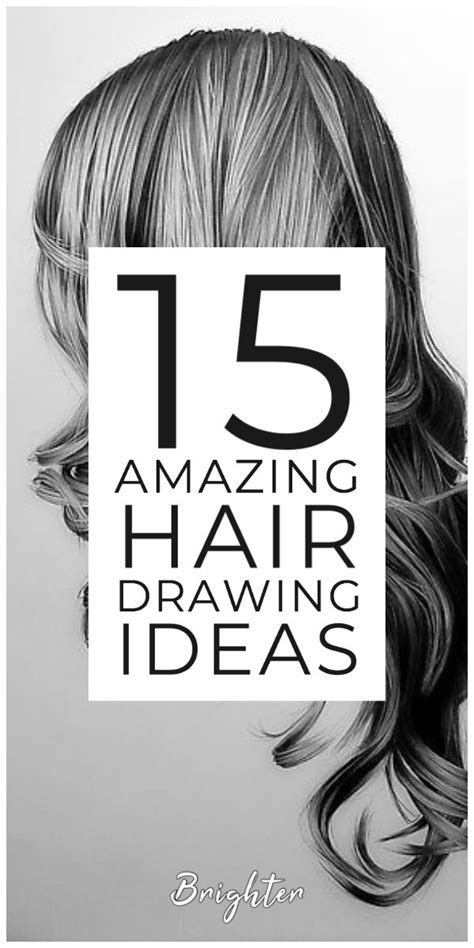 Amazing Hair Drawing Ideas And Inspiration Brighter Craft How To Draw