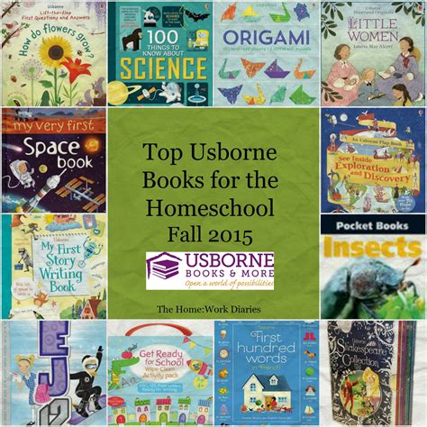 Top Usborne Books For The Homeschool Fall 2015 The Homework Diaries