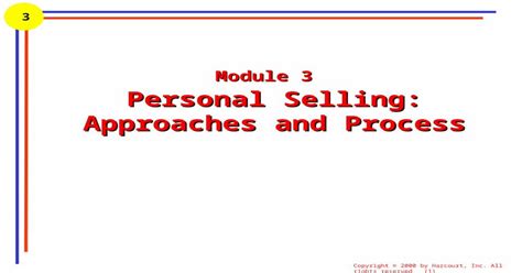 Personal Selling Approach Ppt Powerpoint