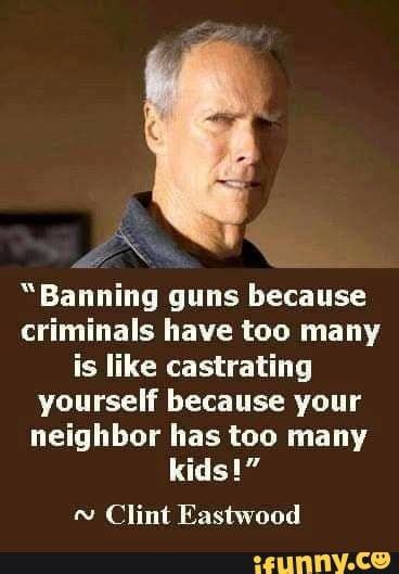 Banning Guns Because Criminals Have Too Many Is Like Castrating