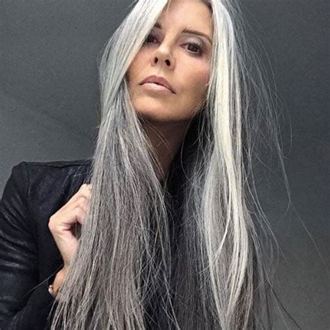 Long Hairstyles Grey Hair Poesadafraquecia
