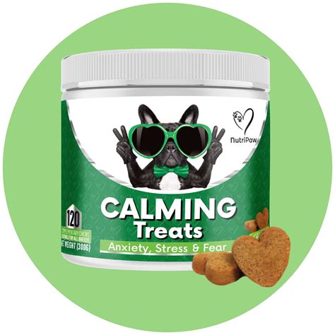 Calming Natural Treats For Dogs Stress And Anxiety Nutripaw
