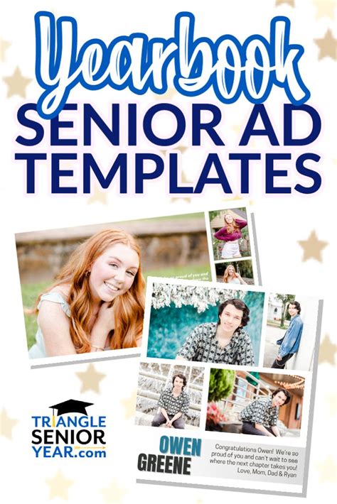 Senior Ad Templates For Yearbooks Senior Ads Yearbook Ad Template