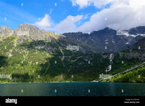 Lake Morskie Oko Tatra Mountains Stock Photo Alamy