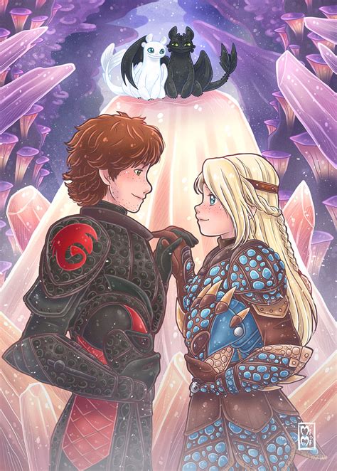 httyd3 hiccup and astrid by princessmimoza on deviantart