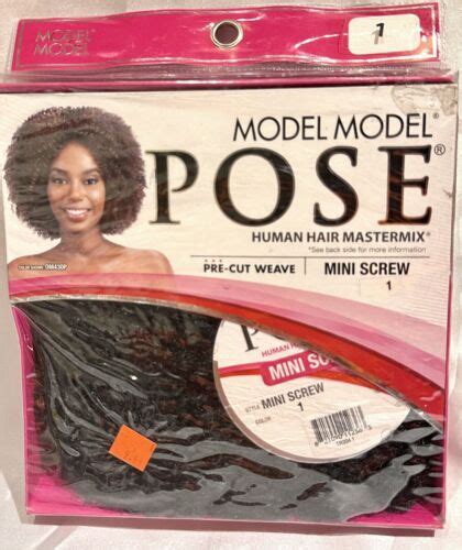 Model Model Pose Human Hair Mastermixpre Cut Weavemini Screw Color