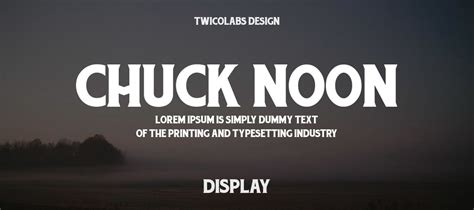 Chuck Noon Font Fontdownload