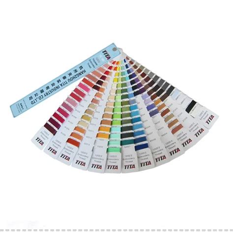 Embroidex Embroidery Thread Color Chart