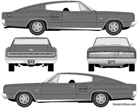 Dodge Charger 426 Hemi 1967 Free Plans And