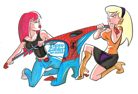 Mary Jane Vs Gwen By Tzahler On Deviantart