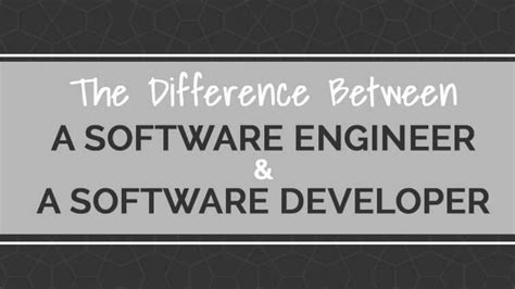 The Differences Between Software Development And Software Engineering