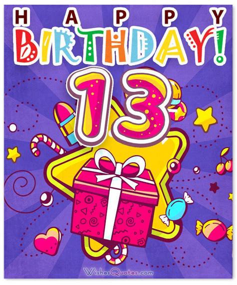 Teenage Grandson Birthday Wishes Happy 13th Birthday Wishes For A