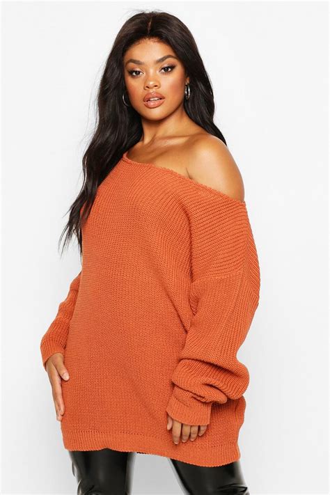 Plus Size Sweaters Plus Size Oversized Sweaters Boohoo Usa