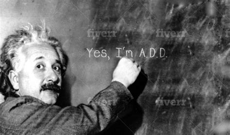 Have Your Message Written On Chalkboard By Albert Einstein By Drazzzv