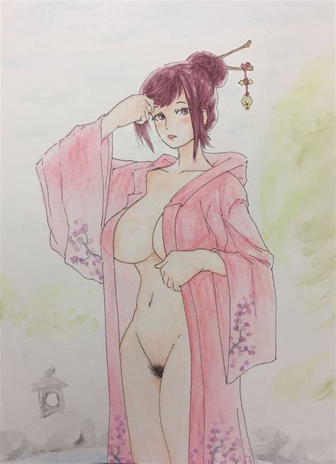 Kimono By Murabito H Hentai Foundry
