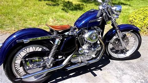 It comes from an upstart new taipei shop called rough crafts. 1977 Harley Sportster XLH -Slightly Customized - YouTube