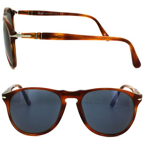 Persol Sunglasses 9649 96 56 Terria Di Siena Tortoise Blue 8053672129434 Ebay