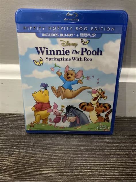 Winnie The Pooh Springtime With Roo Blu Ray Digital Hd Disney New