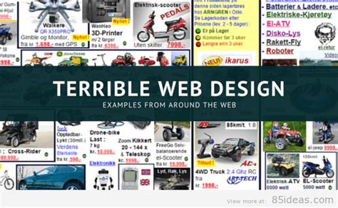 8 Examples Of Bad Website Design In 2021