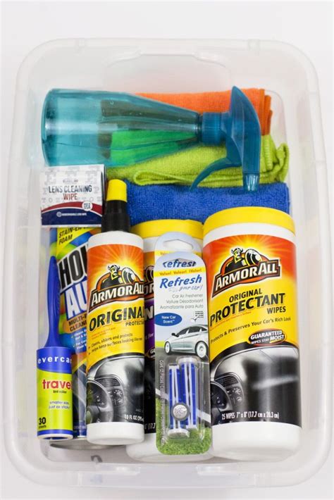 Quick Organizing Tip Create A Car Cleaning Kit