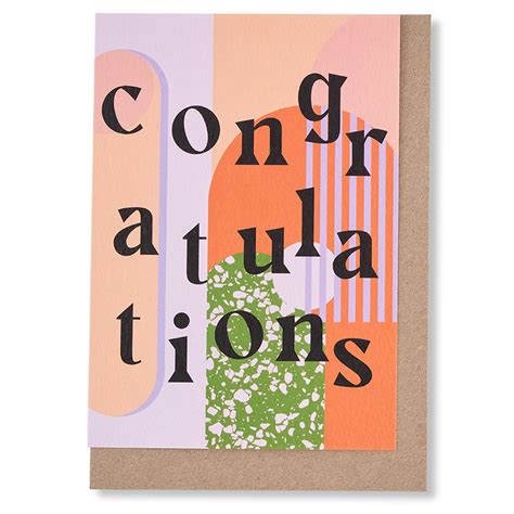Pastel Congratulations Greetings Card Not Just A Shop