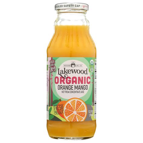 Organic Orange Mango Juice Lakewood Organic Juice