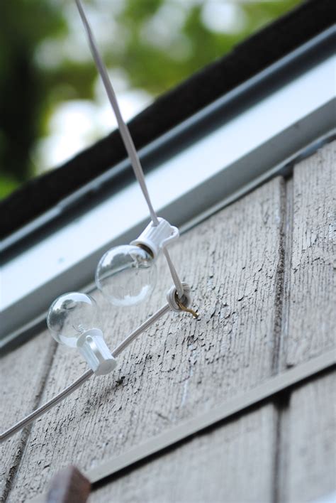 How To Hang Outdoor String Lights The Deck Diaries Part 3 Making