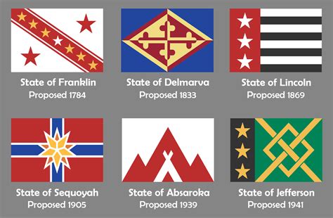 flags of the proposed states of america r vexillology
